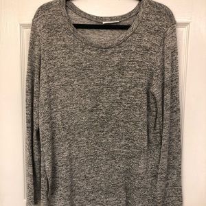 honey & lace grey and white tunic large